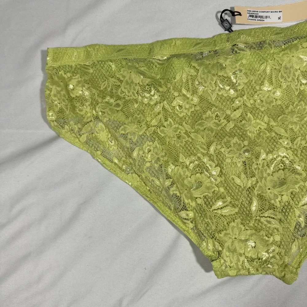NWT Cosabella [ MEN XL ] Never Say Never Comfort Micro Brief Lace Green U1944